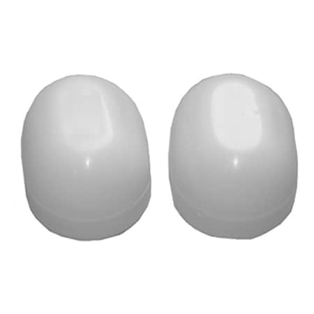 Larsen Supply Co White Plastic Universal Toilet Bolt Cap, 6PK 659837